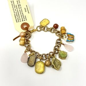 New Anthropologie x John Wind Charm Bracelet